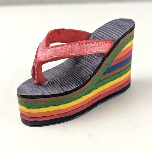 If The Shoe Fits Other - 90s If The Shoe Fits Rainbow Sandal Figurine